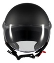 Casco Abierto Moto Mt Street S Visor Simple Rpm Negro Pure A1 Mate M