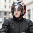 Casco Abierto Moto Mac Aerox Rpm Negro/rojo Katolit Mate S