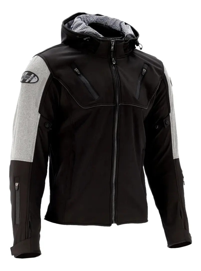 Campera Moto Joe Rocket Meteor Softshell Protecciones Rpm Negro/gris L