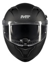 Casco Moto Integral Mt Braker Doble Visor Con Spoiler Rpm Negro Sv Pure A1 Mate Xl