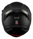 Casco Moto Integral Mt Braker Doble Visor Con Spoiler Rpm Negro Sv Pure A1 Mate Xl