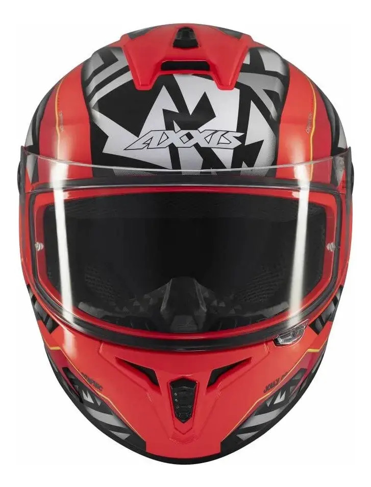 Casco Moto Integral Axxis Draken S Con Visor De Regalo Rpm Rojo Jolly C5 Brillante Xxl