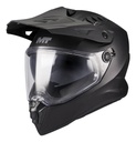 Casco Integral Enduro Moto Mt Track Sv Doble Visor Rpm Negro Pure A1 Mate Xl