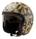 Casco Para Moto Abierto Hawk 721 Kuwait Marrón Mate L