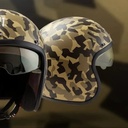 Casco Para Moto Abierto Hawk 721 Kuwait Marrón Mate L