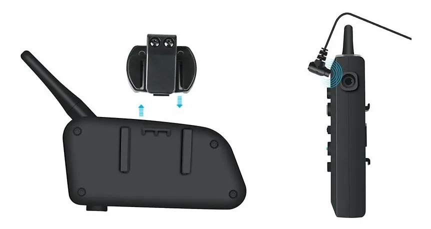 Intercomunicador Bluetooth Casco Moto V6 1200 Ejeas