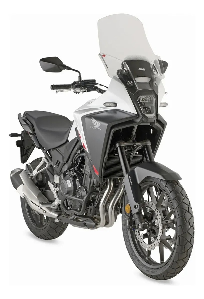 Parabrisa Alto Moto Givi D1203st Honda Nx 500 54x45cm Rpm Transparente