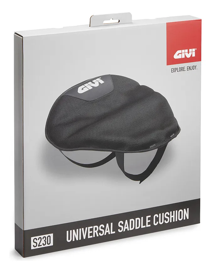 Sillin Almohadilla Universal Antitraspirante Moto Givi S230 Negro