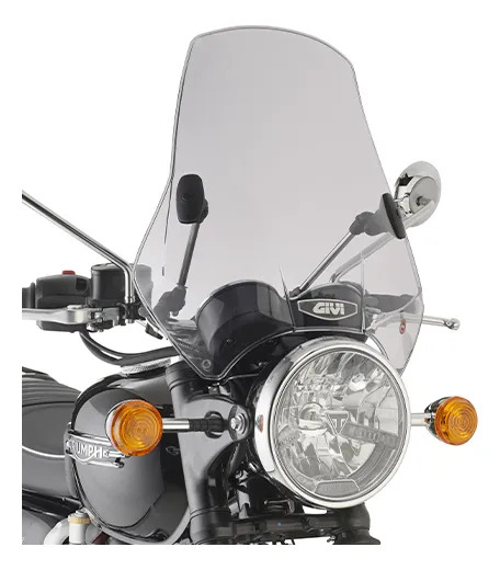 Parabrisa Moto Universal Givi A660 42.5x42cm Rpm Ahumado