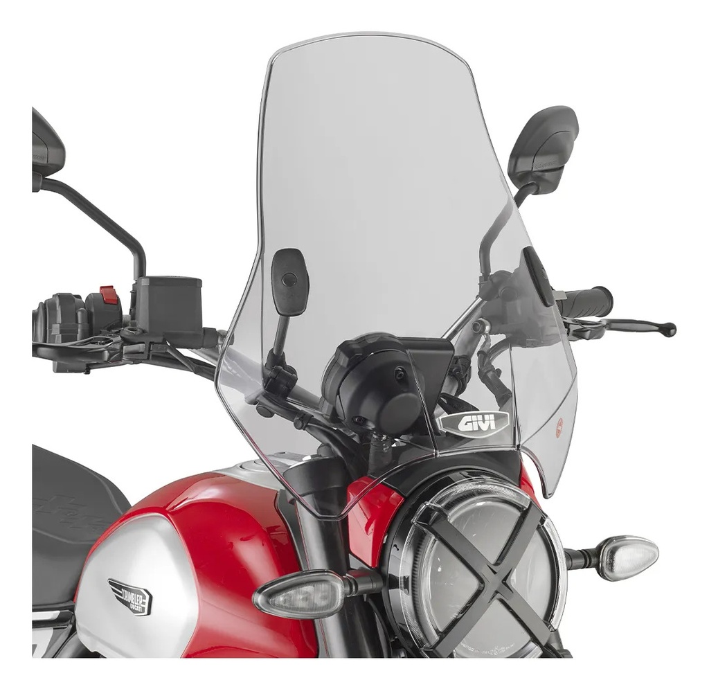 Parabrisa Moto Universal Givi A660 42.5x42cm Rpm Ahumado