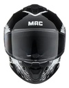Casco Moto Integral Mac Ff801 Starter Rpm Negro/blanco Fenix Brillante Xl