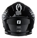 Casco Moto Integral Mac Ff801 Starter Rpm Negro/blanco Fenix Brillante Xl