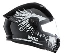 Casco Moto Integral Mac Ff801 Starter Rpm Negro/blanco Fenix Brillante S
