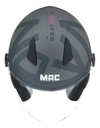 Casco Abierto Moto Mac Of721 Beat Rpm Gris/rosa Nova Mate Xs