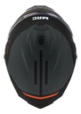 Casco Moto Integral Mac 070 Volt Rpm Negro/gris/naranja Rodak Mate Xxl