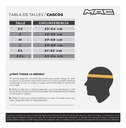 Casco Moto Integral Mac 070 Volt Rpm Negro/gris/naranja Rodak Mate Xxl