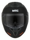 Casco Moto Integral Mac 070 Volt Rpm Negro/gris/naranja Rodak Mate S