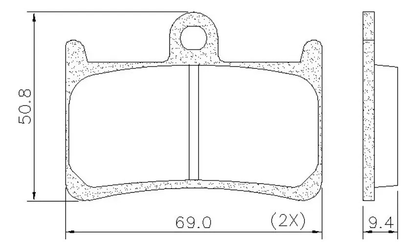Pastilla De Freno Frasle Moto Yamaha Tdm R1 R6 Rpm