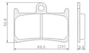 Pastilla De Freno Frasle Moto Yamaha Tdm R1 R6 Rpm