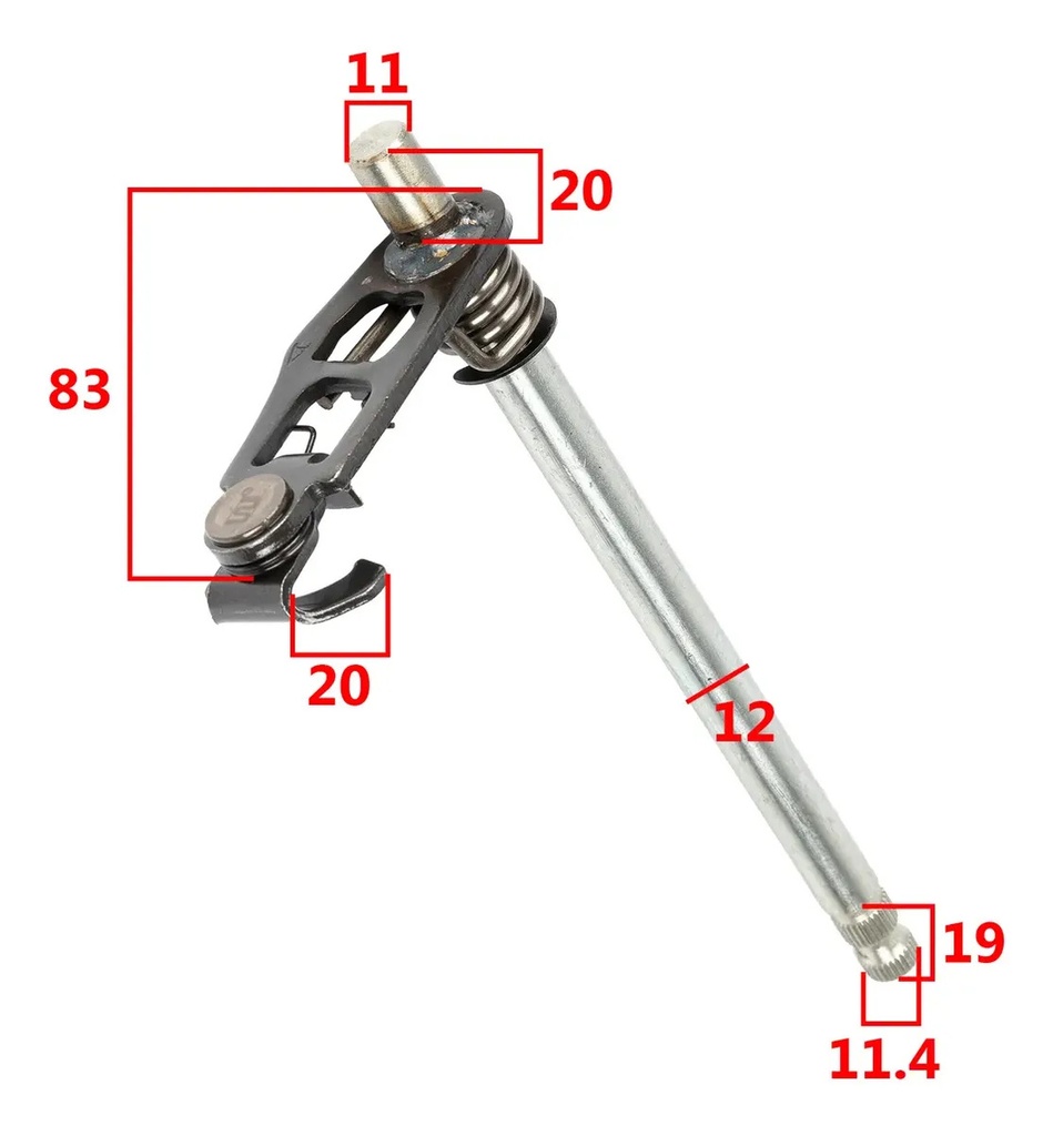 Eje Selector  De Cambios  Yamaha Fz 16 Rpm