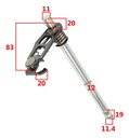 Eje Selector  De Cambios  Yamaha Fz 16 Rpm