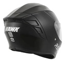 Casco Moto Integral Hawk Rs1x Rpm Negro Solid Brillante Xl