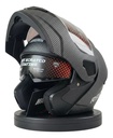 Casco Rebatible Moto Hawk Rs5x Doble Visor Rpm Negro Carbon Look Mate Xl