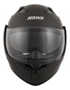 Casco Rebatible Moto Hawk Rs5x Doble Visor Rpm Negro Carbon Look Mate Xl