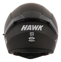 Casco Rebatible Moto Hawk Rs5x Doble Visor Rpm Negro Carbon Look Mate Xl