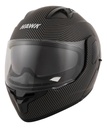 Casco Rebatible Moto Hawk Rs5x Doble Visor Rpm Negro Carbon Look Mate L