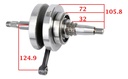 Cigueñal Completo Honda Xr125 L Cadenero Rpm