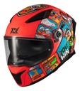 Casco Moto Integral Axxis Panther Sv Doble Visor Rpm Naranja Goose Game A5 Brillante Xl