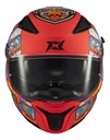 Casco Moto Integral Axxis Panther Sv Doble Visor Rpm Naranja Goose Game A5 Brillante Xl