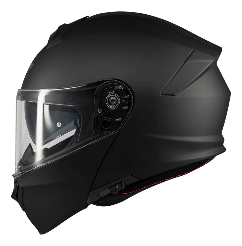 Casco Moto Rebatible Mt Genesis Sv Doble Visor Rpm Negro Pure A1 Mate S