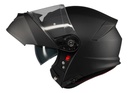 Casco Moto Rebatible Mt Genesis Sv Doble Visor Rpm Negro Pure A1 Mate S