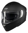 Casco Moto Rebatible Mt Genesis Sv Doble Visor Rpm Negro Pure A1 Mate S