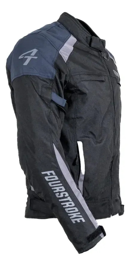 Campera Moto Fourstroke Initial Protecciones Rpm Azul M