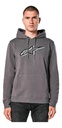 Buzo Hombre Con Capucha Alpinestars Shadow Hoodie Rpm Xl Negro Lisa