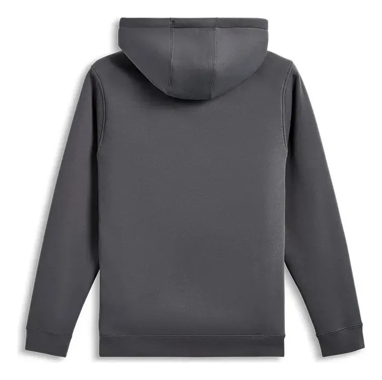 Buzo Hombre Con Capucha Alpinestars Fasting Hoodie Rpm M Gris/naranja Lisa