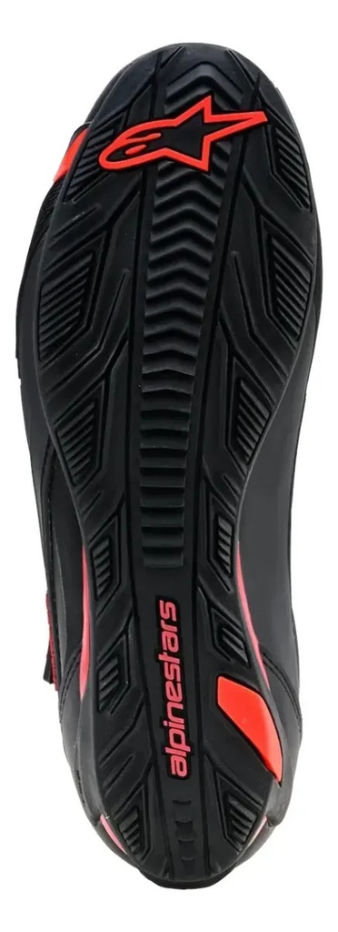 Zapatillas Moto Hombre Alpinestars Faster 4 Drystar Rpm Negro/rojo 42 Ar