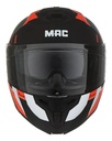 Casco Moto Rebatible Mac Ff166 Blaze Doble Visor Rpm Negro/rojo Arkad Mate M