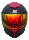 Casco Integral Gekko Spektor Doble Visor + Visor De Regalo Negro/rojo Matt Red Mate M
