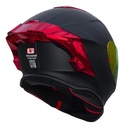 Casco Integral Gekko Spektor Doble Visor + Visor De Regalo Negro/rojo Matt Red Mate M