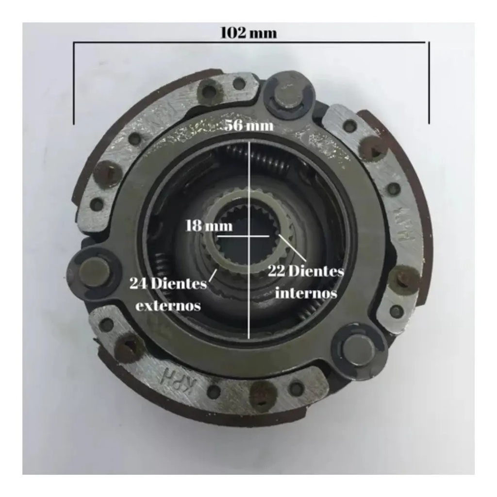 Embrague Centrifugo Honda Biz 125 Calidad Original Rpm