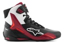 Zapatillas Moto Hombre Alpinestars Faster 4 Shoes Rpm Negro/blanco/rojo 42