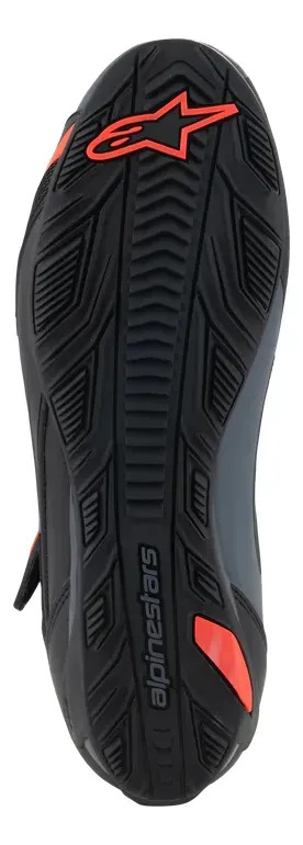 Zapatillas Moto Hombre Alpinestars Faster 4 Shoes Rpm Negro/gris/naranja 40.5