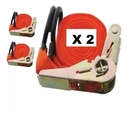 Suncho Cinta Amarre Carga Crique 4,5mt X 1pul 2 Uni Rpm Naranja
