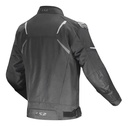 Campera Moto Touring Hombre Ls2 Zoom Con Protecciones Rpm Negro Liso Xxl