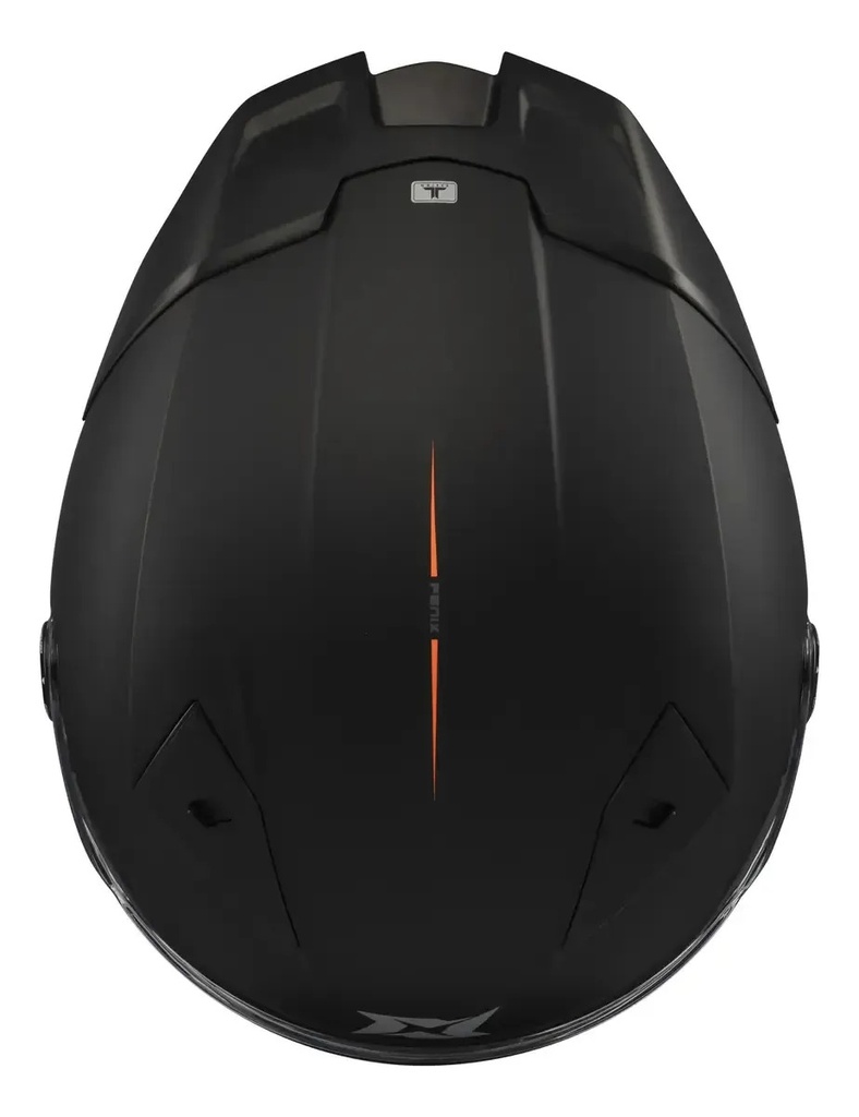 Casco Moto Integral Axxis Fenix Con Spoiler Rpm Negro Solid A1 Mate M