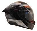 Casco Moto Integral Axxis Fenix Con Spoiler Rpm Gris Turbulence Z2 Brillo M